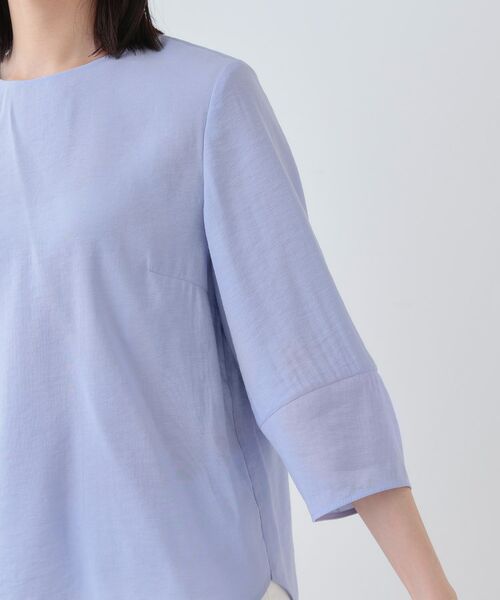 INDIVI / インディヴィ シャツ・ブラウス | 【洗える/SETUP可能】袖コンシャスシアーブラウス | 詳細19