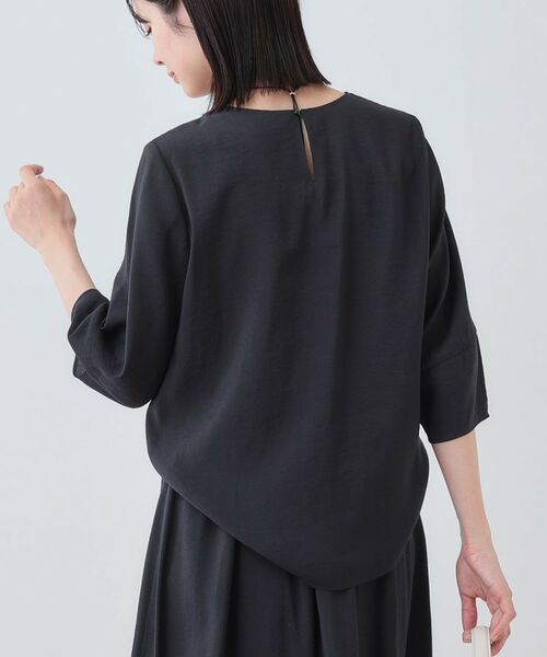 INDIVI / インディヴィ シャツ・ブラウス | 【洗える/SETUP可能】袖コンシャスシアーブラウス | 詳細7