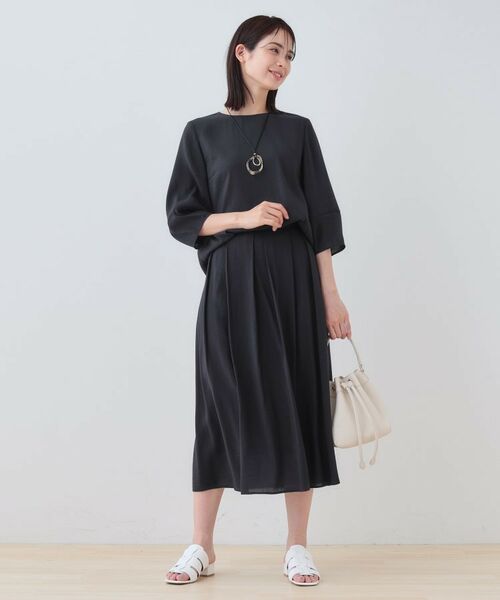 INDIVI / インディヴィ シャツ・ブラウス | 【洗える/SETUP可能】袖コンシャスシアーブラウス | 詳細8