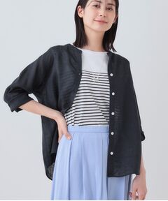 INDIVI / インディヴィ シャツ・ブラウス | 【洗える】フレンチリネンシャツ