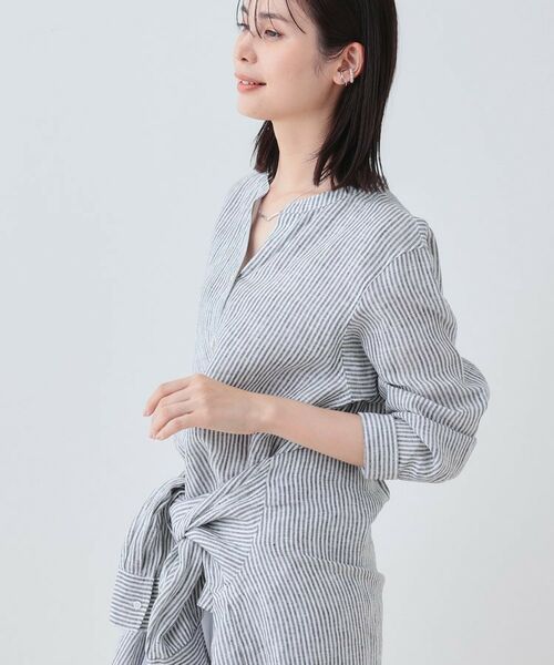 INDIVI / インディヴィ シャツ・ブラウス | 【洗える】フレンチリネンシャツ | 詳細10