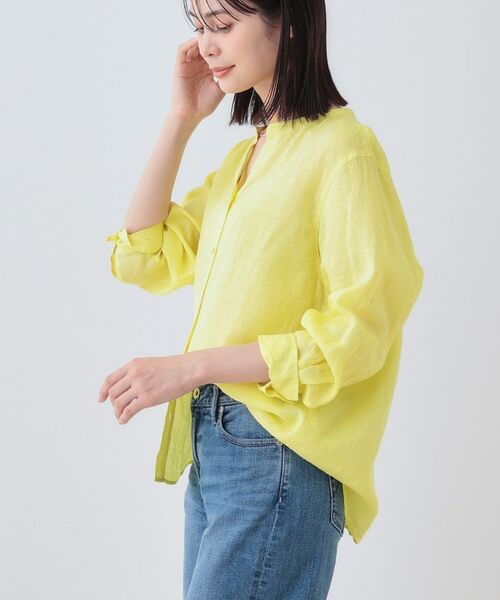 INDIVI / インディヴィ シャツ・ブラウス | 【洗える】フレンチリネンシャツ | 詳細14