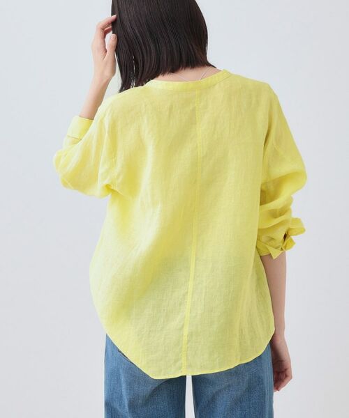 INDIVI / インディヴィ シャツ・ブラウス | 【洗える】フレンチリネンシャツ | 詳細15
