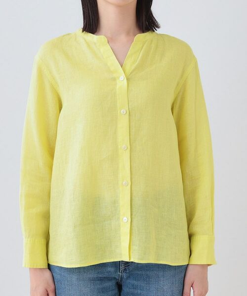 INDIVI / インディヴィ シャツ・ブラウス | 【洗える】フレンチリネンシャツ | 詳細18