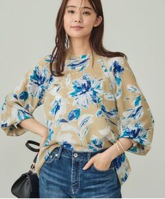 INDIVI / インディヴィ シャツ・ブラウス | シアーフラワーブラウス