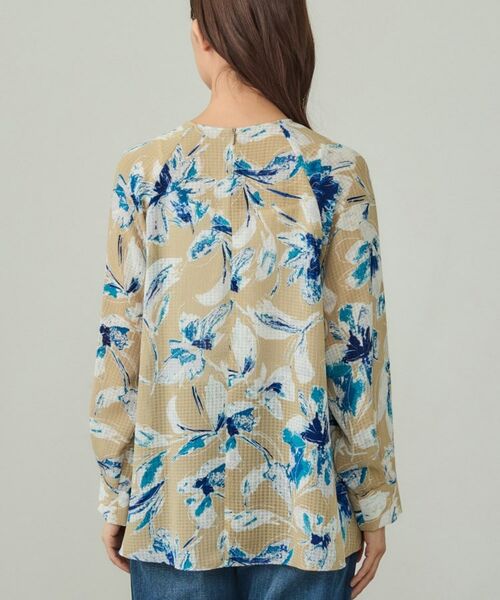 INDIVI / インディヴィ シャツ・ブラウス | シアーフラワーブラウス | 詳細12