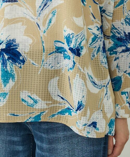 INDIVI / インディヴィ シャツ・ブラウス | シアーフラワーブラウス | 詳細16