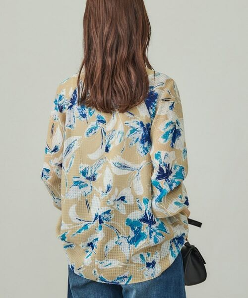 INDIVI / インディヴィ シャツ・ブラウス | シアーフラワーブラウス | 詳細7