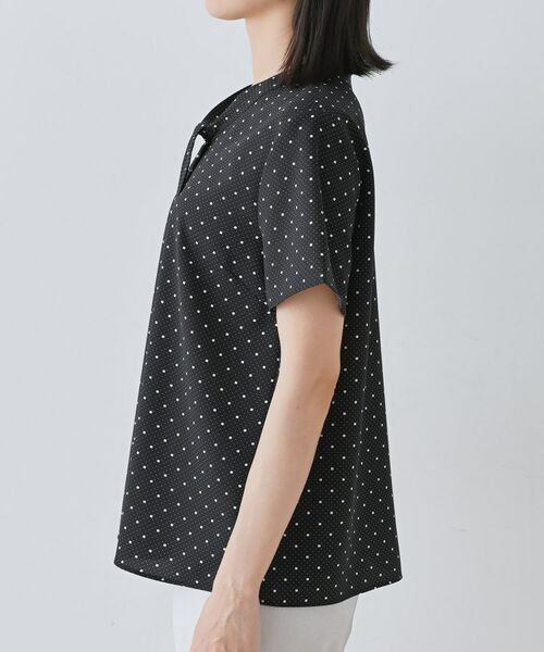 INDIVI / インディヴィ シャツ・ブラウス | 【通勤/きれいめ】柄ボウタイブラウス | 詳細11