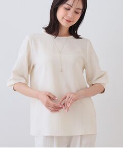 INDIVI / インディヴィ シャツ・ブラウス | 【ラメ】シンプルTブラウス