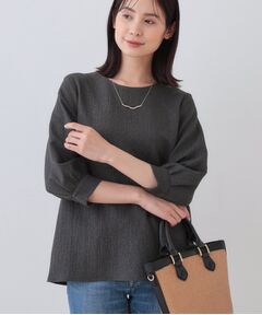 INDIVI / インディヴィ シャツ・ブラウス | 【ラメ】シンプルTブラウス