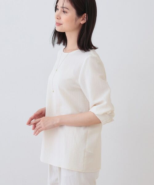 INDIVI / インディヴィ シャツ・ブラウス | 【ラメ】シンプルTブラウス | 詳細2