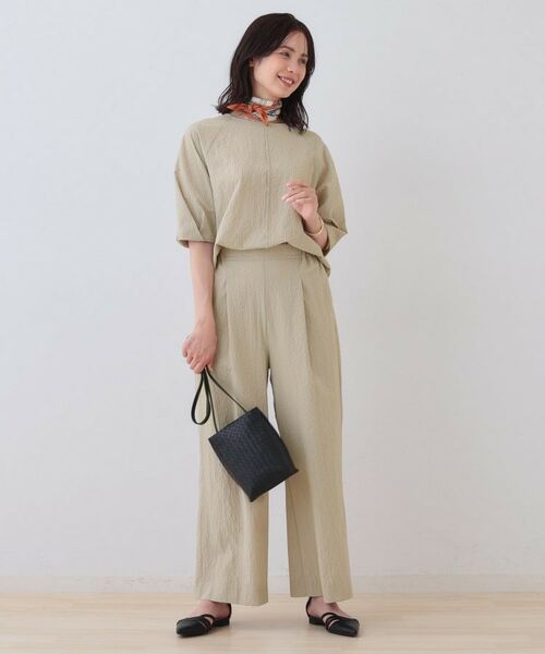 INDIVI / インディヴィ シャツ・ブラウス | 【SETUP可能/涼しい】タックスリーブブラウス | 詳細12