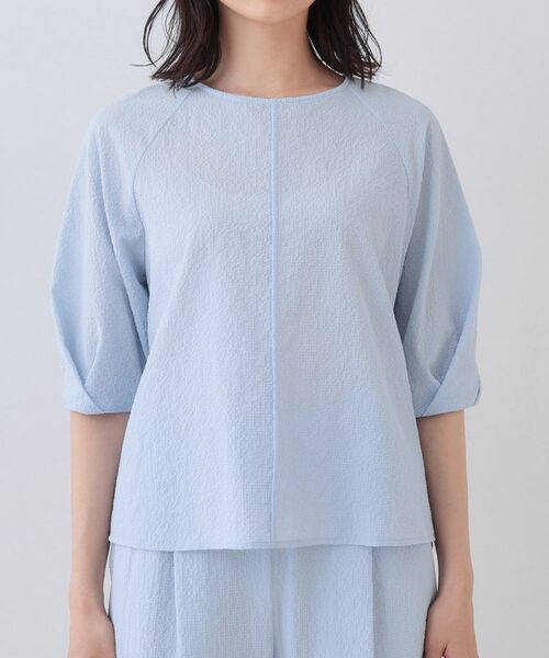 INDIVI / インディヴィ シャツ・ブラウス | 【SETUP可能/涼しい】タックスリーブブラウス | 詳細18