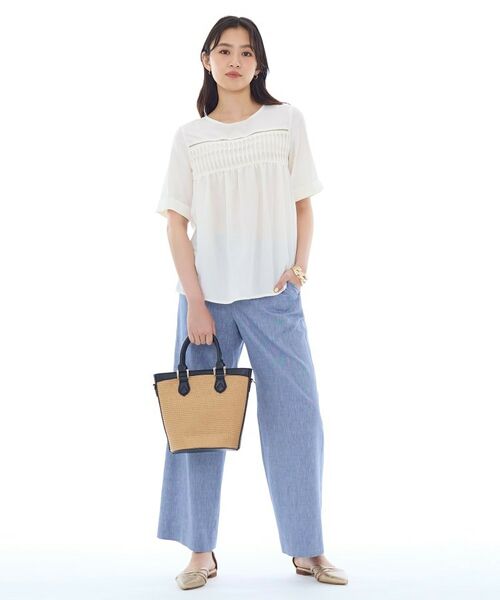 INDIVI / インディヴィ シャツ・ブラウス | フィブリルブラウス | 詳細4