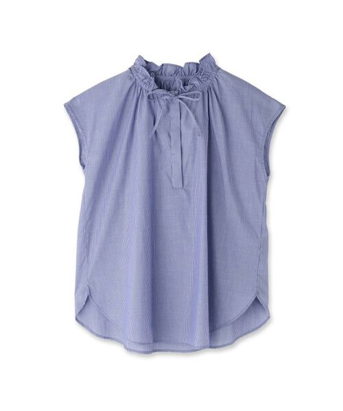 INDIVI / インディヴィ シャツ・ブラウス | フリル衿ギャザーブラウス | 詳細1