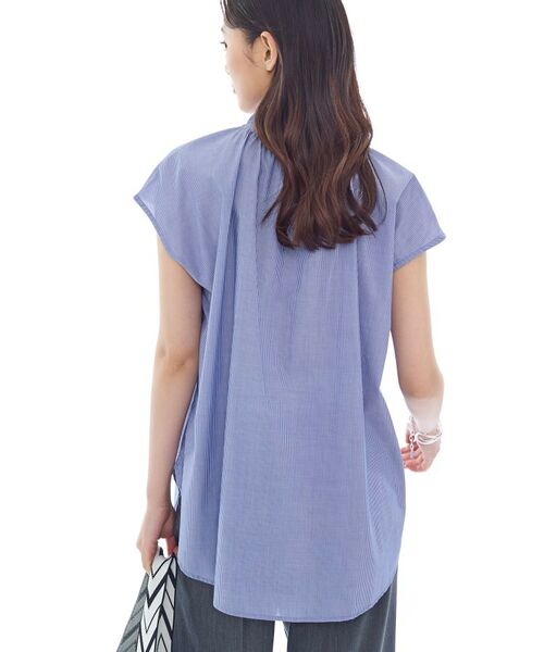 INDIVI / インディヴィ シャツ・ブラウス | フリル衿ギャザーブラウス | 詳細11