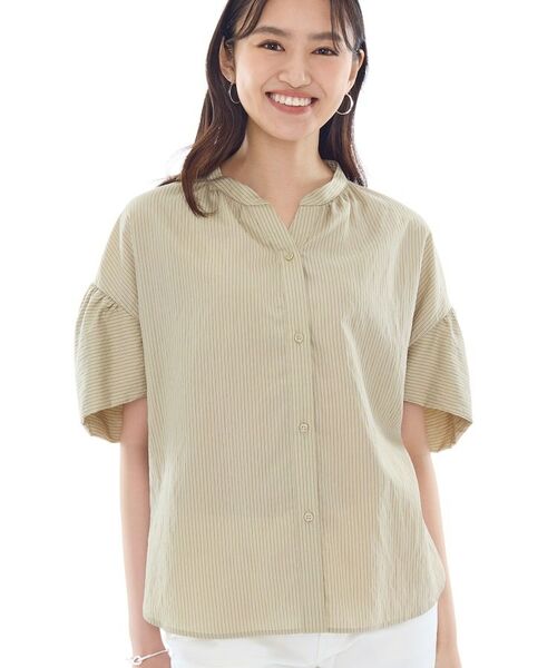 INDIVI / インディヴィ シャツ・ブラウス | ドルマンスリーブブラウス(ベージュ(352))