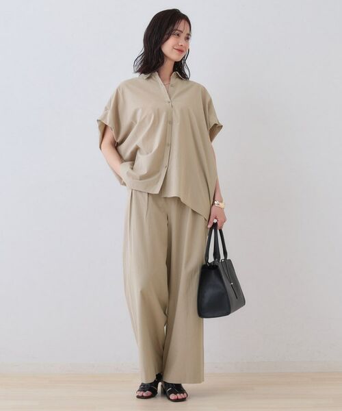 INDIVI / インディヴィ シャツ・ブラウス | 【SETUP可能／涼しい】コットンオーバーシャツ | 詳細12