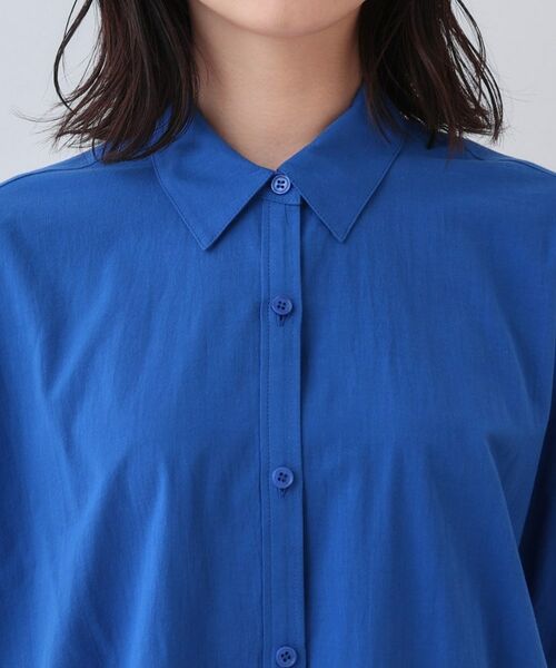 INDIVI / インディヴィ シャツ・ブラウス | 【SETUP可能／涼しい】コットンオーバーシャツ | 詳細21