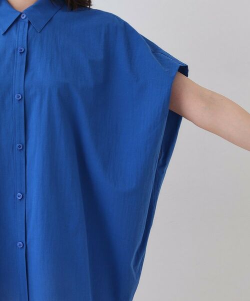 INDIVI / インディヴィ シャツ・ブラウス | 【SETUP可能／涼しい】コットンオーバーシャツ | 詳細23