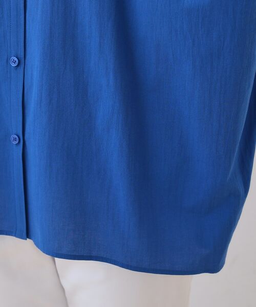 INDIVI / インディヴィ シャツ・ブラウス | 【SETUP可能／涼しい】コットンオーバーシャツ | 詳細24