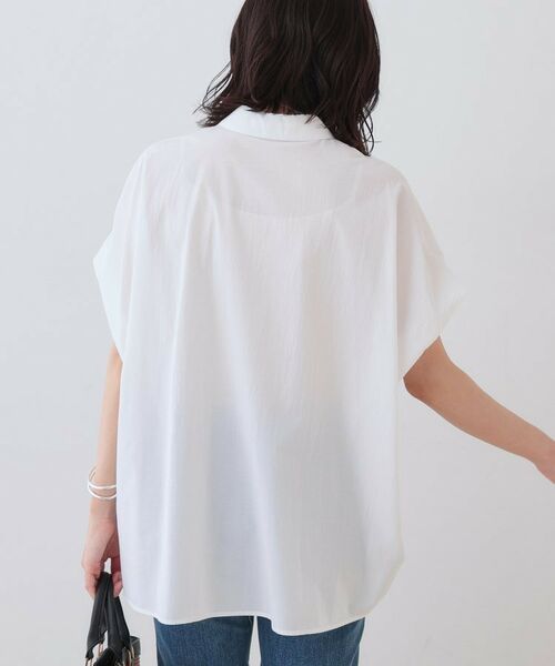 INDIVI / インディヴィ シャツ・ブラウス | 【SETUP可能／涼しい】コットンオーバーシャツ | 詳細3