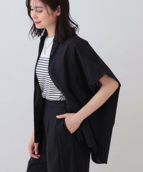 INDIVI / インディヴィ シャツ・ブラウス | 【SETUP可能／涼しい】コットンオーバーシャツ | 詳細6
