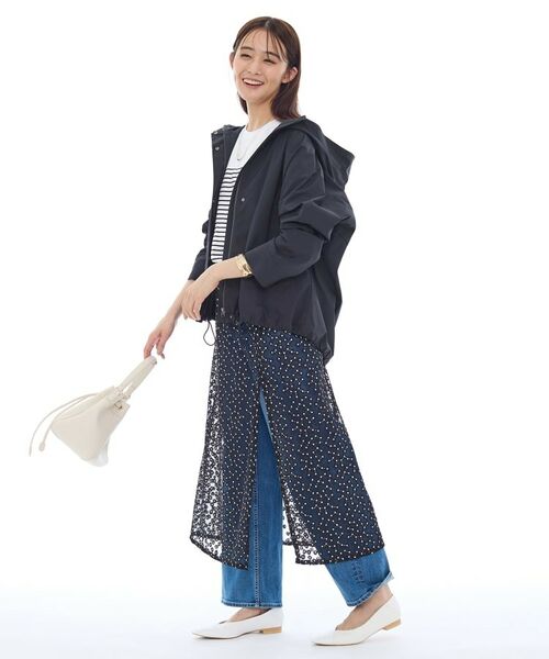 INDIVI / インディヴィ レザーブルゾン・ジャケット | 【撥水/UVケア】マウンテンパーカ | 詳細4