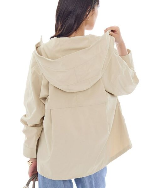 INDIVI / インディヴィ レザーブルゾン・ジャケット | 【撥水/UVケア】マウンテンパーカ | 詳細7