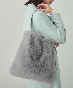 【美品】INDIVI バッグ　グレー インディヴィ INDIVI ショルダー付き保冷ランチバッグ （グレー