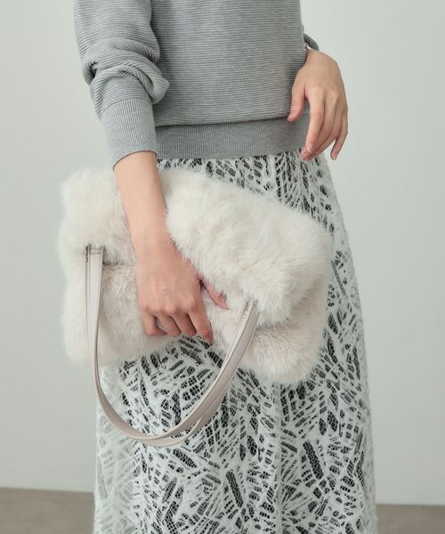 INDIVI / インディヴィ トートバッグ | 【2WAY】フェイクファートート | 詳細1