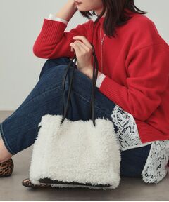 INDIVI / インディヴィ ショルダーバッグ | ボアミドルバッグ