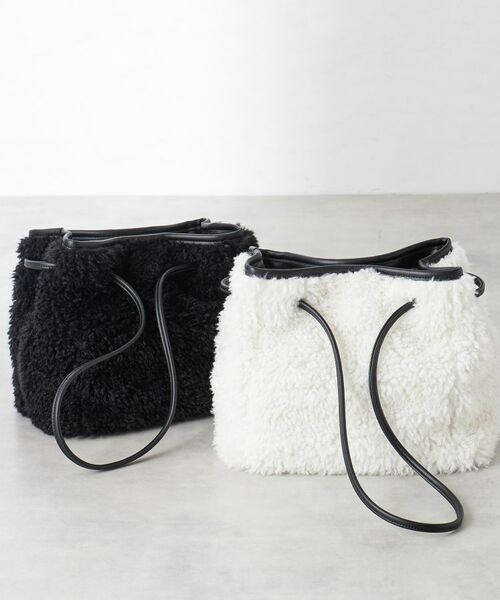 INDIVI / インディヴィ ショルダーバッグ | ボアミドルバッグ | 詳細14