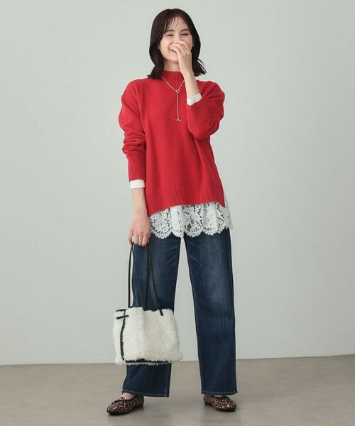 INDIVI / インディヴィ ショルダーバッグ | ボアミドルバッグ | 詳細4