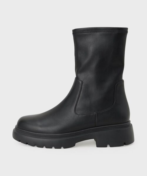 INDIVI / インディヴィ ブーツ（ショート丈） | ストレッチミドルブーツ | 詳細2