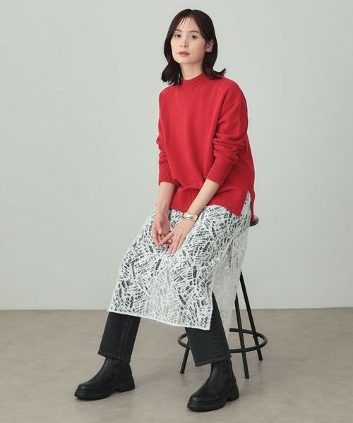 INDIVI / インディヴィ ブーツ（ショート丈） | ストレッチミドルブーツ | 詳細8