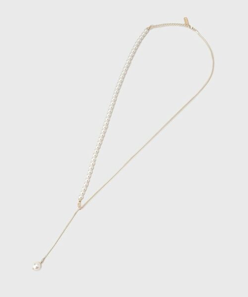 INDIVI / インディヴィ ネックレス・ペンダント・チョーカー | パール調バイカラーネックレス | 詳細3