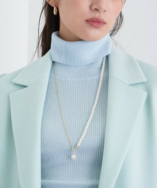 INDIVI / インディヴィ ネックレス・ペンダント・チョーカー | パール調バイカラーネックレス | 詳細7