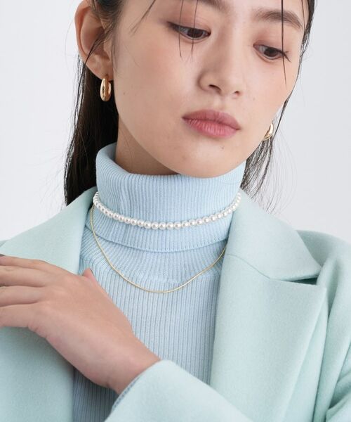 INDIVI / インディヴィ ネックレス・ペンダント・チョーカー | パール調バイカラーネックレス | 詳細9