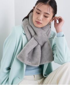 INDIVI / インディヴィ マフラー・ショール・スヌード・ストール | 【リバーシブル】フェイクファーティペット