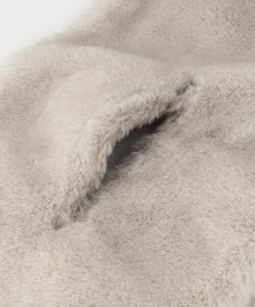 INDIVI / インディヴィ マフラー・ショール・スヌード・ストール | 【リバーシブル】フェイクファーティペット | 詳細3
