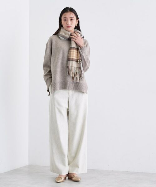 INDIVI / インディヴィ マフラー・ショール・スヌード・ストール | ウォッシャブルウールストール | 詳細8