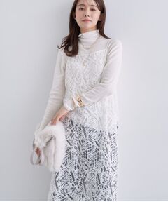 INDIVI / インディヴィ ワンピース | 【レイヤード◎】レースキャミドレス