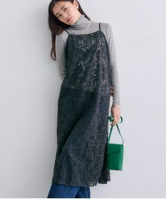 INDIVI / インディヴィ ワンピース | 【レイヤード◎】レースキャミドレス