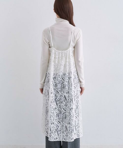INDIVI / インディヴィ ワンピース | 【レイヤード◎】レースキャミドレス | 詳細12