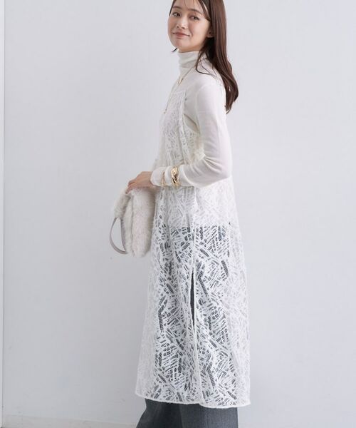 INDIVI / インディヴィ ワンピース | 【レイヤード◎】レースキャミドレス | 詳細2