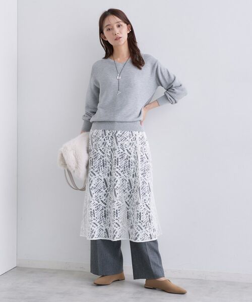 INDIVI / インディヴィ ワンピース | 【レイヤード◎】レースキャミドレス | 詳細4