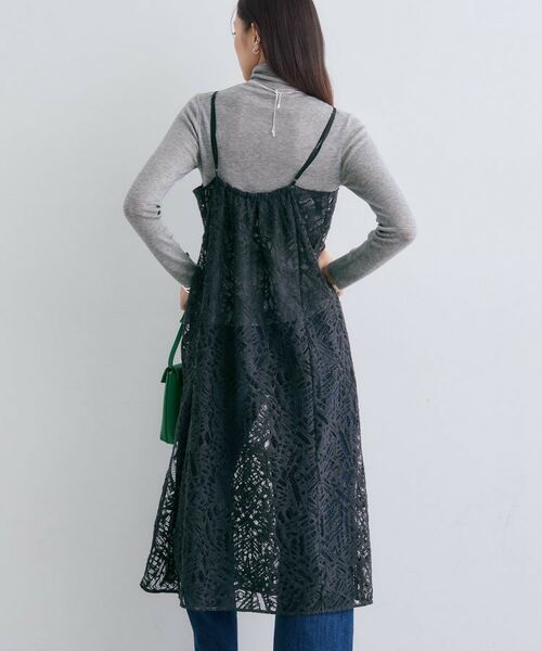 INDIVI / インディヴィ ワンピース | 【レイヤード◎】レースキャミドレス | 詳細8