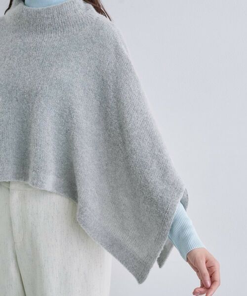 INDIVI / インディヴィ ニット・セーター | 【エアリー素材】ブークレケープポンチョ | 詳細18